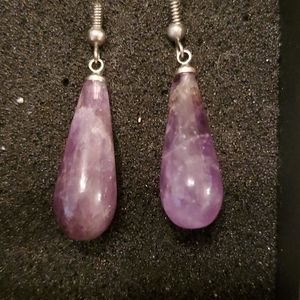 AMETHYST SILVER EARRINGS